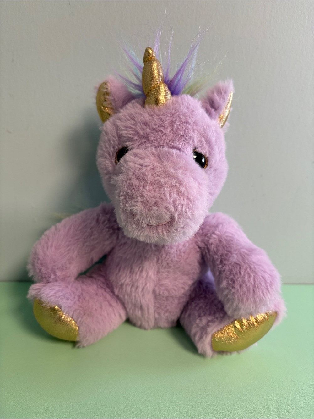 Naturally Kids Purple Unicorn Plush Stuffed Animal, Kids Plush Toy